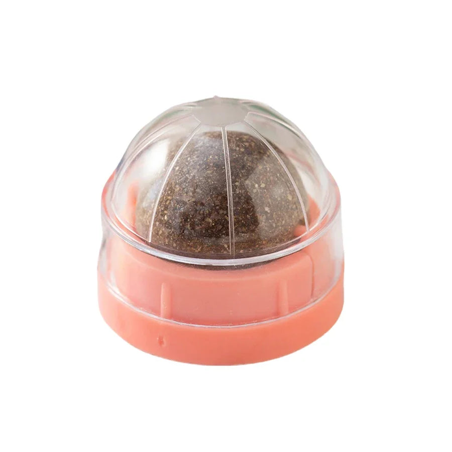 Balle à catnip rotative pour chat