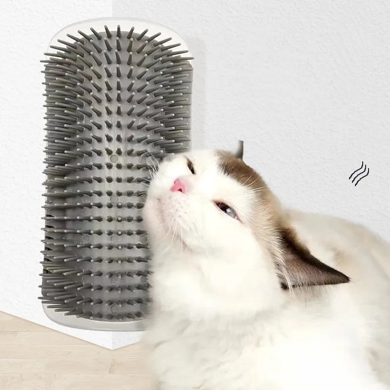 Brosse à coin auto-toilettage pour chat