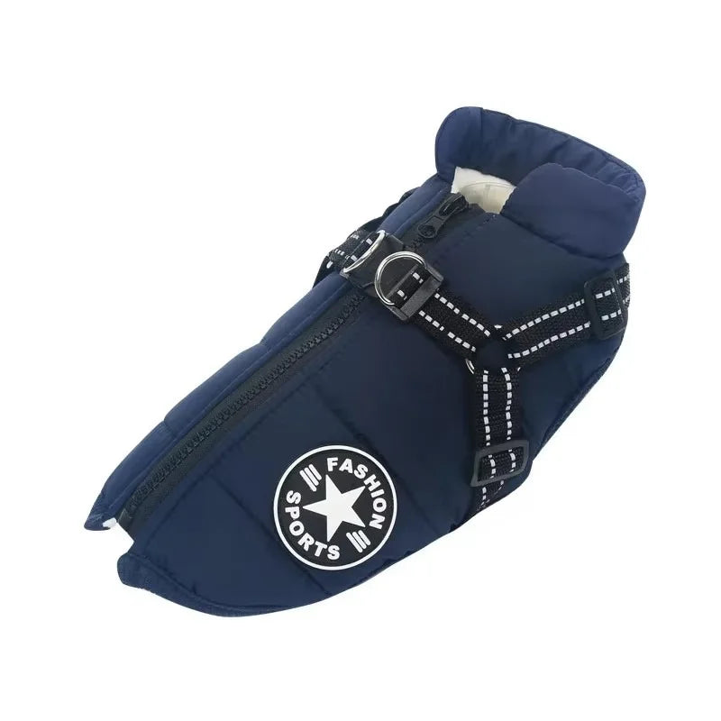 Manteau chaud avec harnais intégré