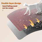 Tapis de litière anti-projection pour chat