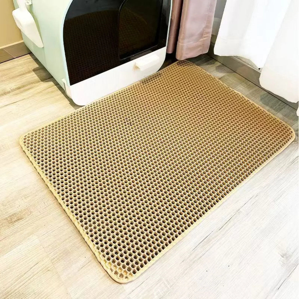 Tapis de litière anti-projection pour chat