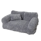 Lit peluche épais déhoussable pour chien et chat