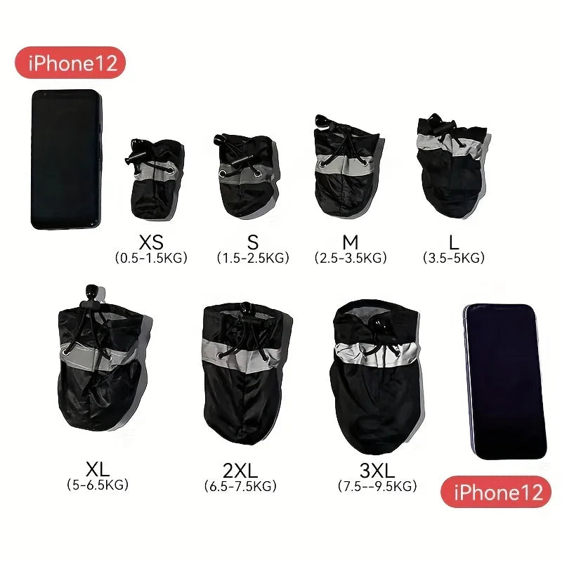 Bottes imperméables pour chien (lot de 4)