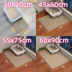 Tapis de litière anti-projection pour chat