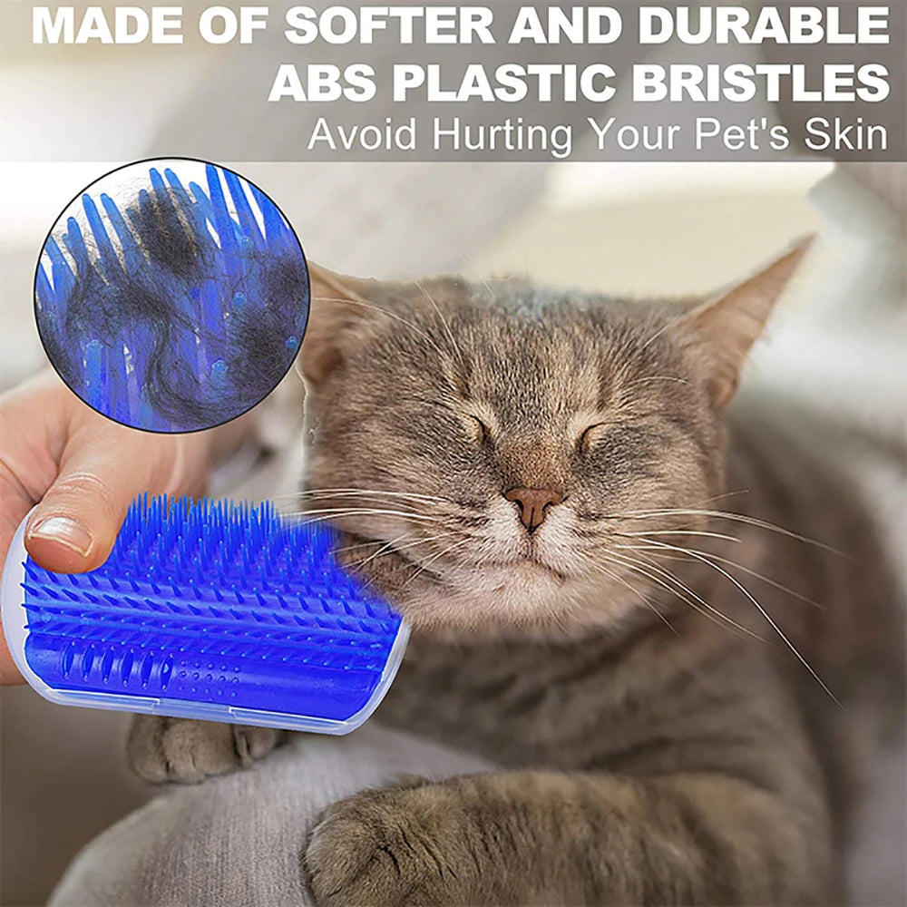 Brosse à coin auto-toilettage pour chat