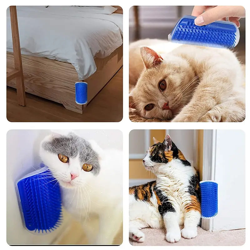 Brosse à coin auto-toilettage pour chat
