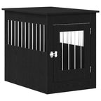 Meuble-cage en bois pour chien