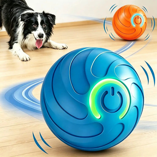 Balle électronique rebondissante pour chien et chat