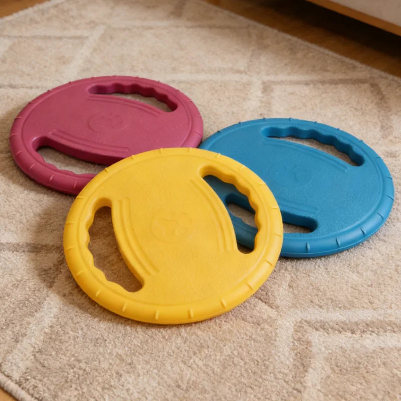 Frisbee souple indestructible pour chien