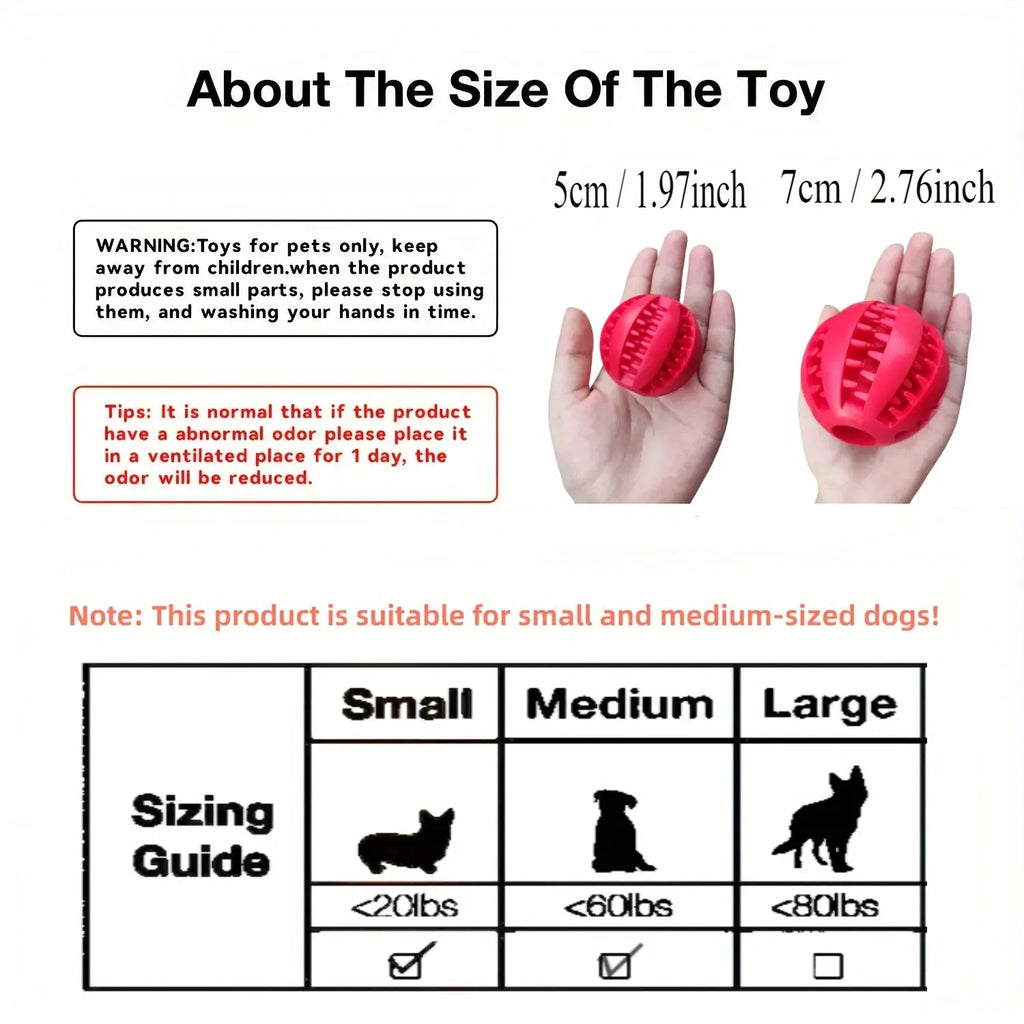 Balle distributrice de friandises pour chien