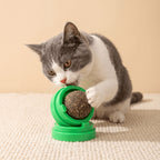 Balle à catnip rotative pour chat