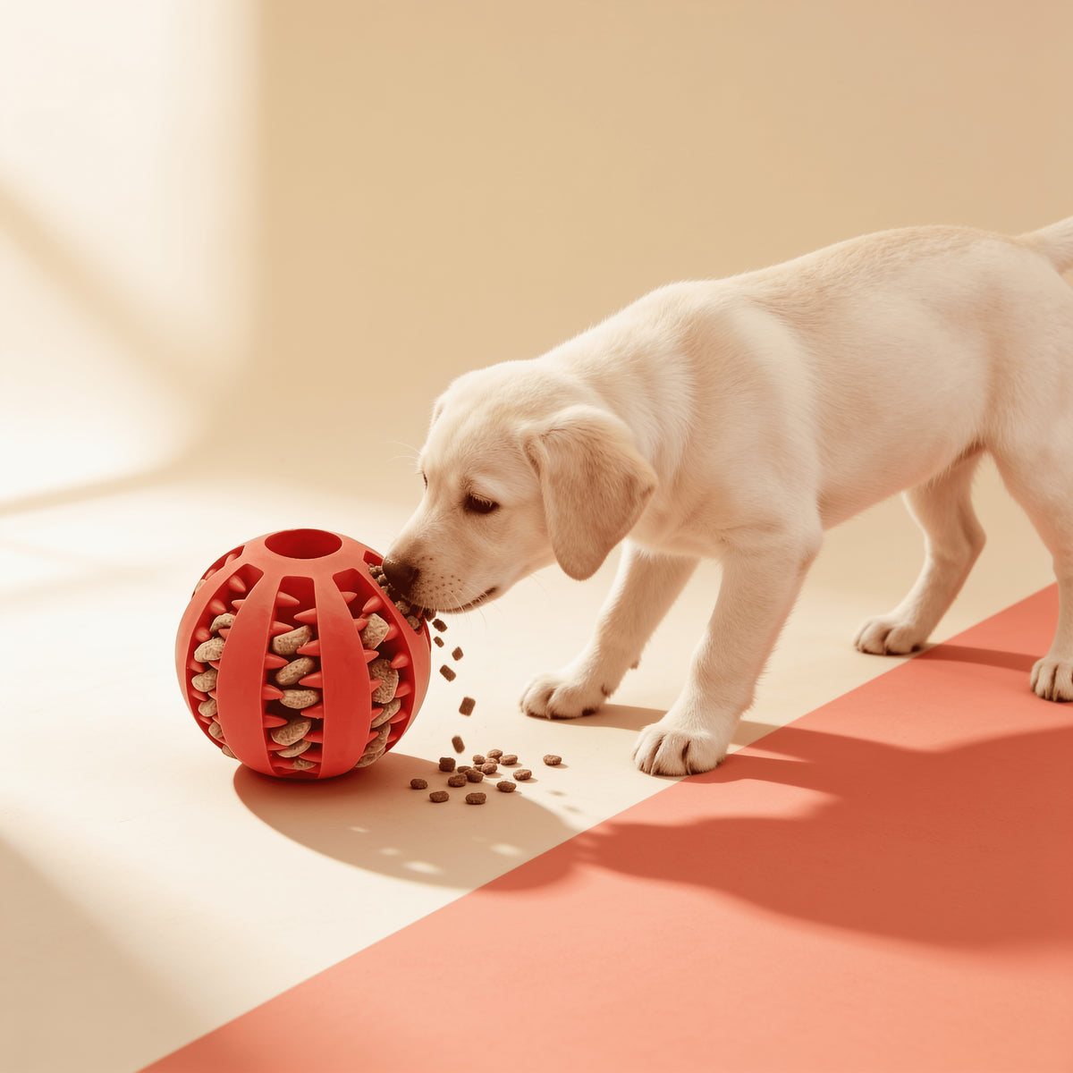 Balle distributrice de friandises pour chien