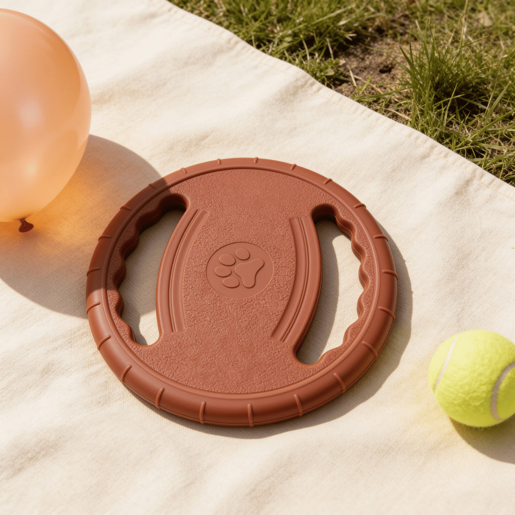 Frisbee souple indestructible pour chien