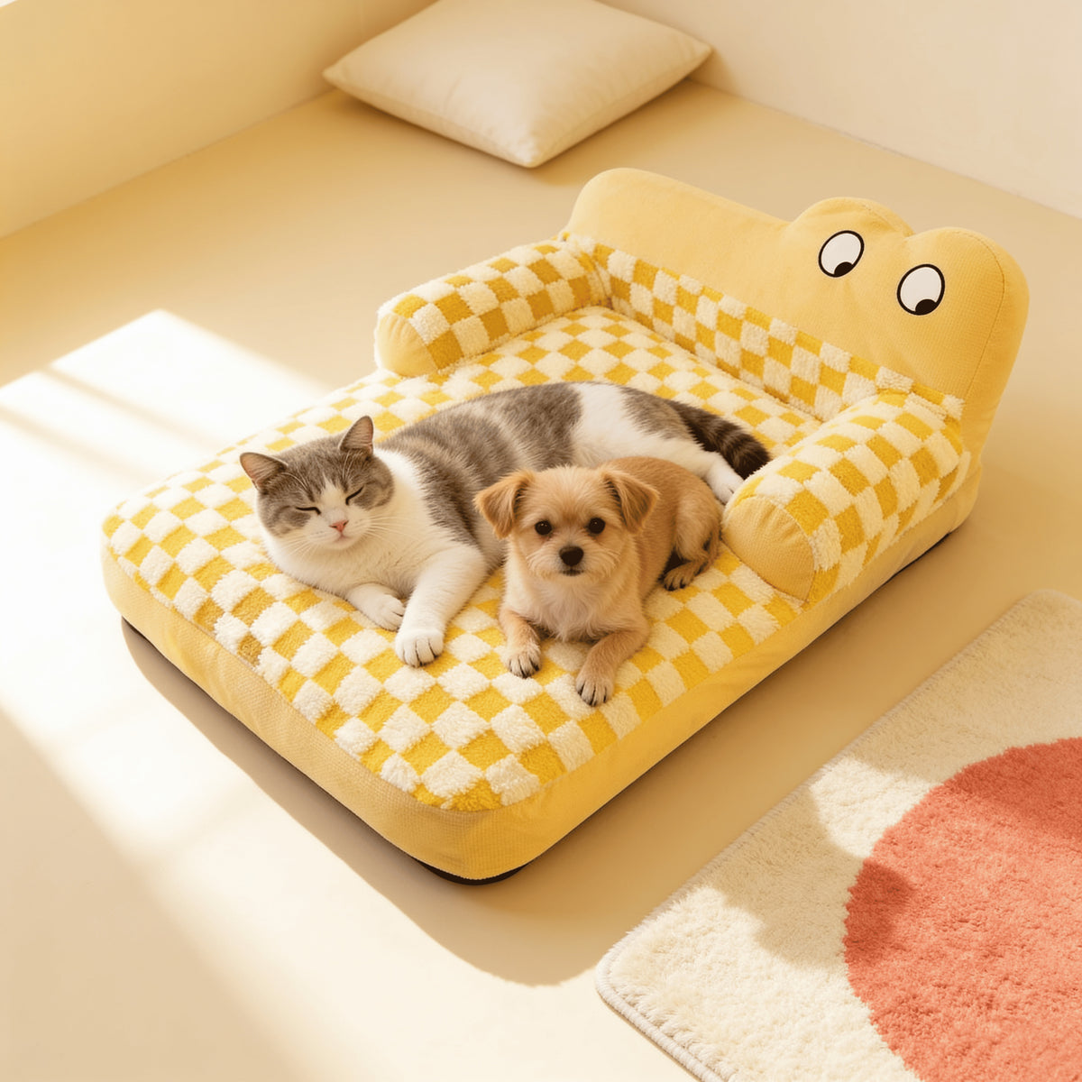 Canapé-lit chaud pour chien et chat