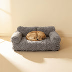Lit peluche épais déhoussable pour chien et chat