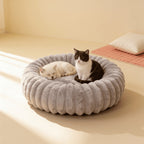 Panier rond moelleux pour chien et chat