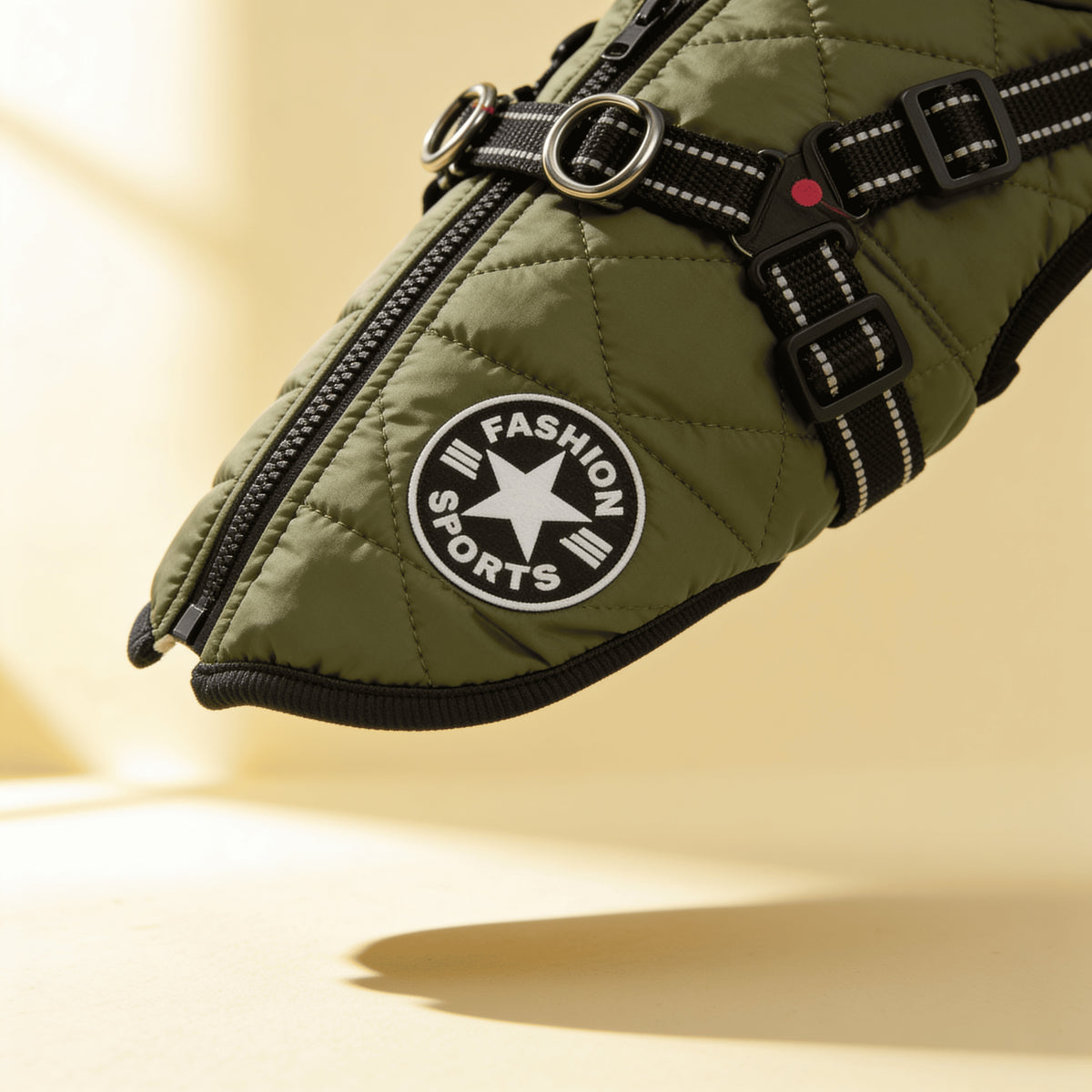 Manteau chaud avec harnais intégré pour chien