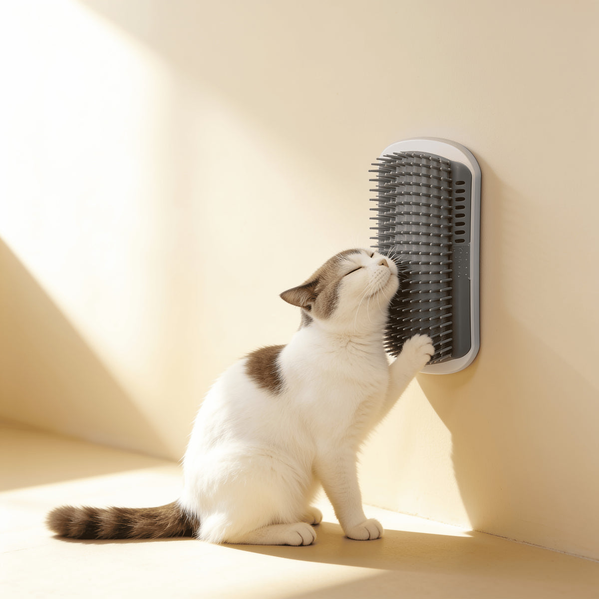 Brosse à coin auto-toilettage pour chat