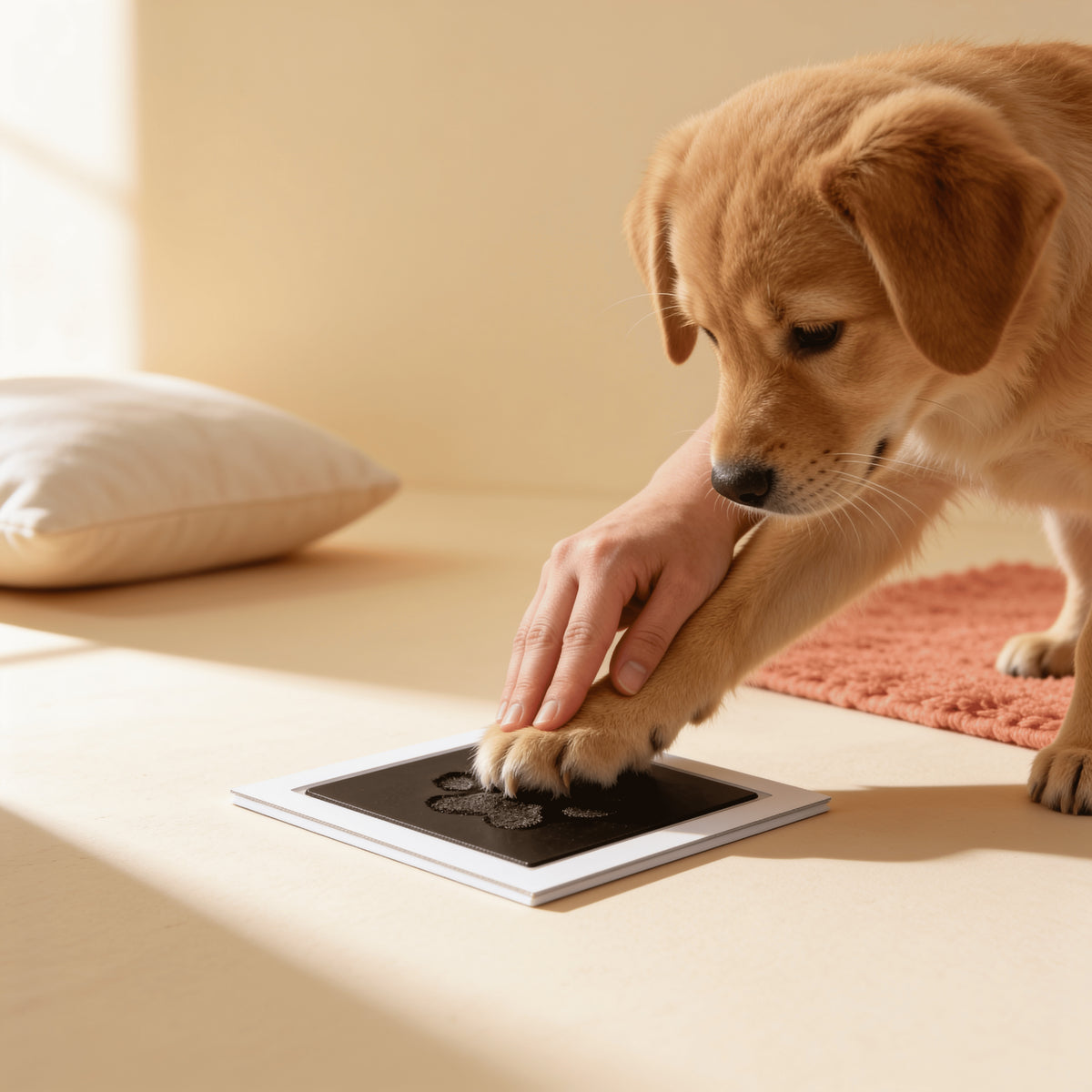 Kit empreinte de patte souvenir pour chien et chat